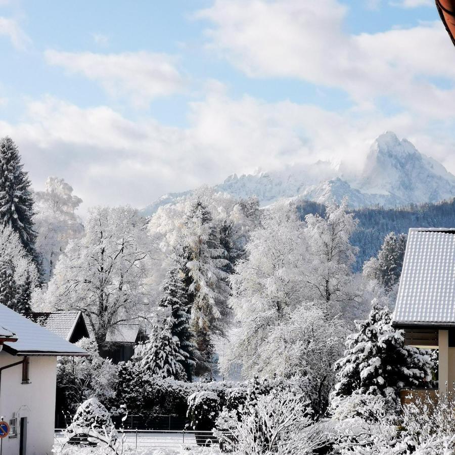 Ludwigslust - Ferienappartement Mit Bergblick Schwangau Exterior foto